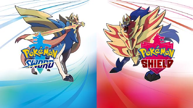 Pokemon Sword and Pokemon Shield logos