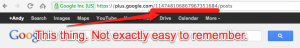 Google+ URL